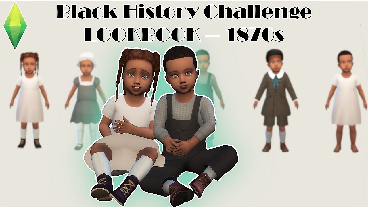 1870s Outfits for Toddlers! | CC + Links | Sims 4 Lookbook