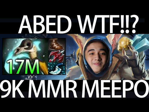 Abed 17M Hex + 3 Items Like WTF!!? Offical 9K MMR Meepo God - Otis Gonzalez