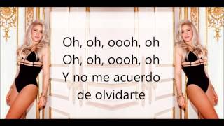 Shakira- Nunca me Acuerdo de Olvidarte letra- [lyrics Letra]