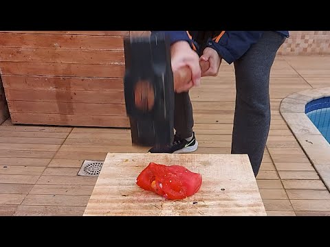 EXPERIMENT: Axe and Sledghammer vs Slime