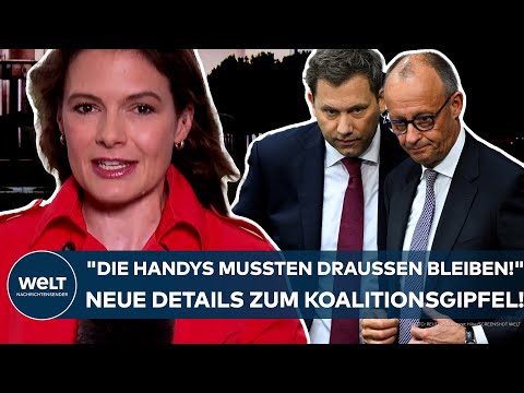 STROMSTEUER: "Die Handys mussten draußen bleiben!" Neue Details zum Koalitionsgipfel mit Merz!