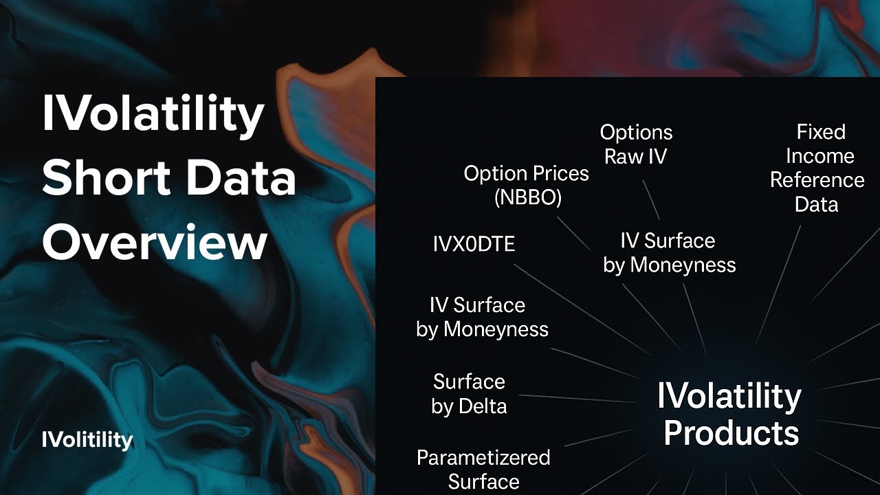 IVolatility Data Short Overview