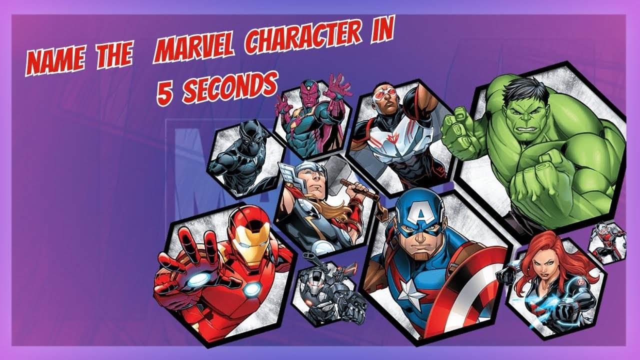 NAME THE MARVEL CHARACTER IN 5 SECONDS!!