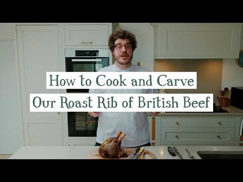 How to Cook & Carve Our Roast Rib of British Beef