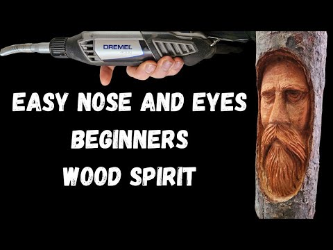 Wood Spirit Carving Made EASY with a Dremel!