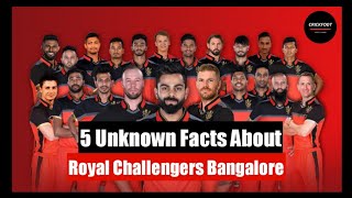 5 Unknown Facts about Royal Challengers Bangalore ❗#shorts