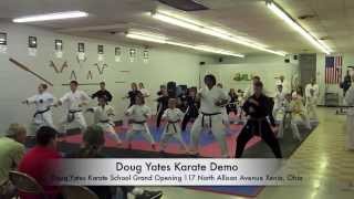 preview picture of video 'Xenia's Word: Doug Yates Karate Demo'