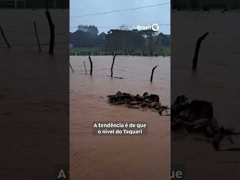 Chuvas no RS:  143 cidades relataram danos após os temporais de terça-feira (21)