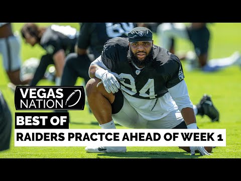 Best Of Raiders Practice ahead of Week 1