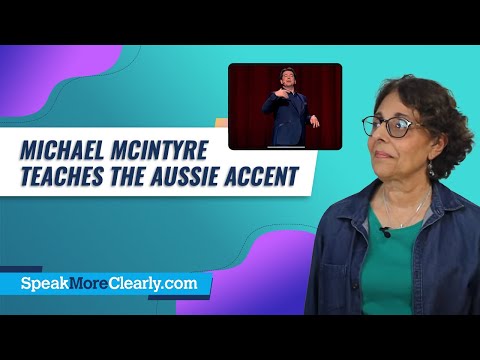 Michael Mcintyre (British Comedian) Teaches Us An Aussie Accent - !Very Funny!
