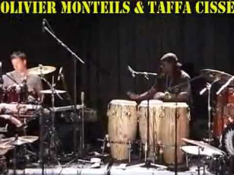 Olivier MONTEILS & Taffa CISSÉ( Drum teuf-Auditorium St Germain Des Prés)