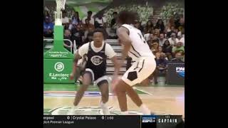 Bronny James powerful finish