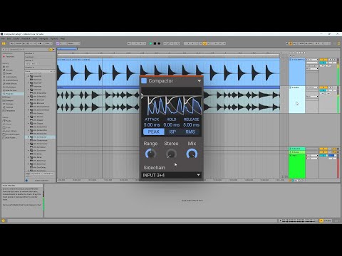 How to set up Kilohearts Compactor with a sidechain input: Windows, Ableton Live, VST3