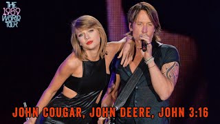 Taylor Swift &amp; Keith Urban - John Cougar, John Deere, John 3:16 (Live on The 1989 World Tour) [V. 2]