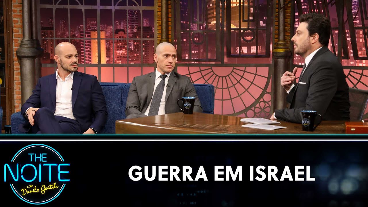 Entrevista com cientistas políticos André Lajst e Professor HOC - Guerra Israel | The Noite 09/10/23