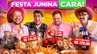 PROVANDO COMIDAS CARAS DE FESTA JUNINA com @DRAGBOX | Diva Depressão