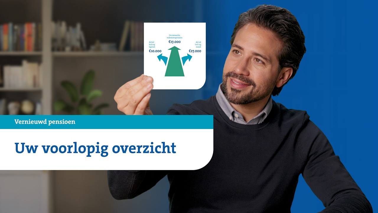 Video bekijken: Uw voorlopig overzicht. Een eerste inzicht in uw verwachte vernieuwde pensioen
