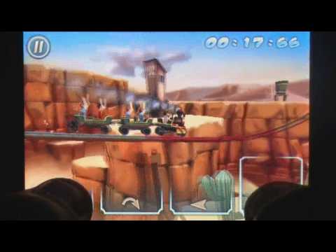 Wild West 3D Rollercoaster Rush iPhone Gameplay Video Review - AppSpy.com