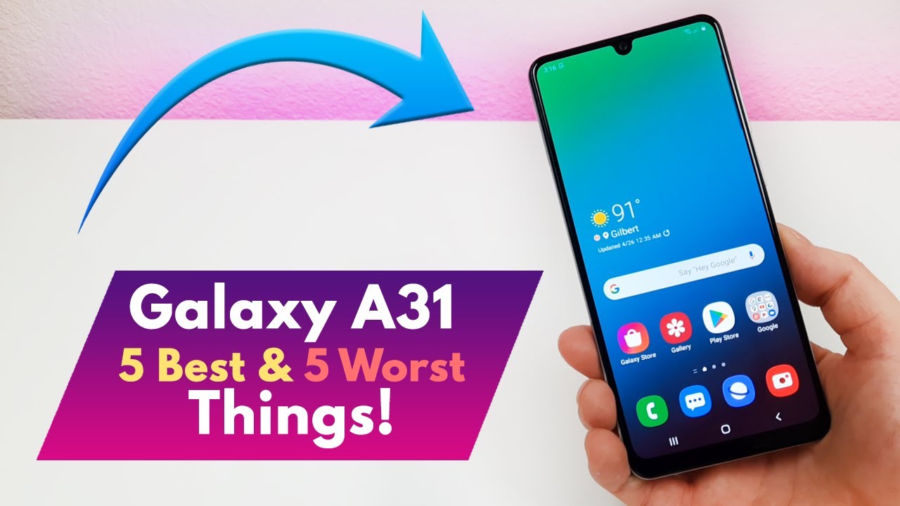 Samsung Galaxy A31 - 5 Best and 5 Worst Things!