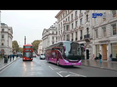 Bus Yutong de la serie T13E en Inglaterra