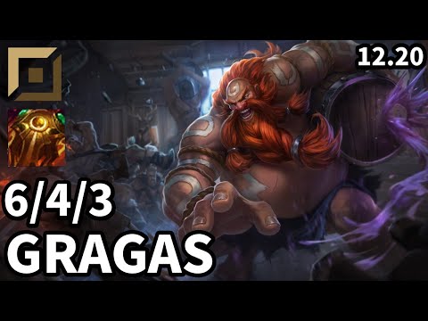 Gragas Top vs Ornn - Ranked Master - Patch KR 12.20