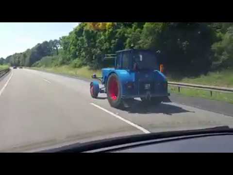 Hanomag Bulldog 110 Km/h auf der AUTOBAHN FAAAASSSTT
