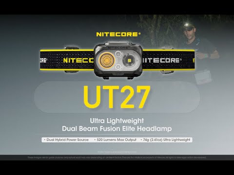NITECORE UT27 - Ultra-lightweight Dual-beam Fusion Elite Headlamp