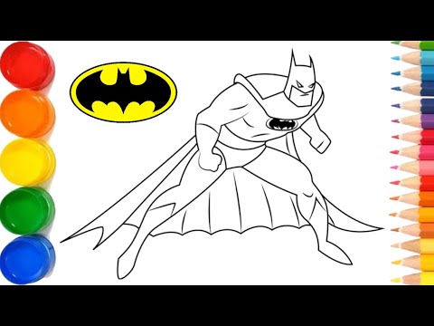 BATMAN coloring pages | batman drawing pages for kids