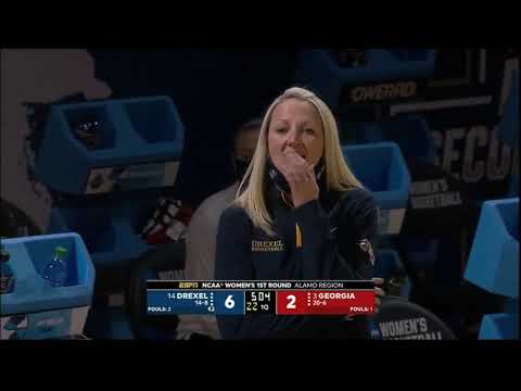 2021/03/22 #14 Drexel vs #3 Georgia; First Round NCAA Women's Basketball Tournament
