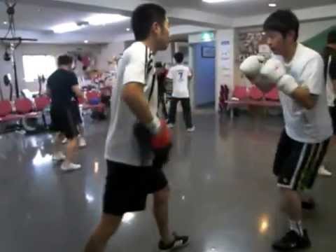 尼崎市ボクシング練習BMC2013年6月9日（日）ミット練習