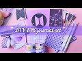 Diy BTS Journal Set How To Make Bts Journal Set At Home Journal Set Journalset