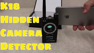 Testing the K18 hidden camera detector
