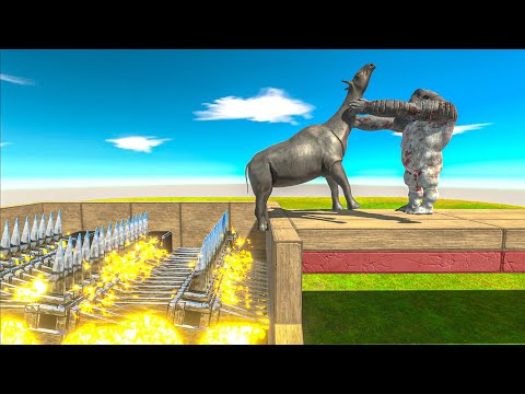 Goro Hits Legendary Punch - Animal Revolt Battle Simulator
