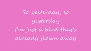 Hilary Duff- So Yesterday Lyrics