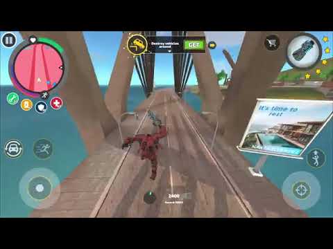 Rope Hero Vice Town (transformer robot ball fight army tank) roof ball round round in vice town HD 