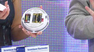 VisorTech Batteriebetriebener Wassermelder mit 85 dB