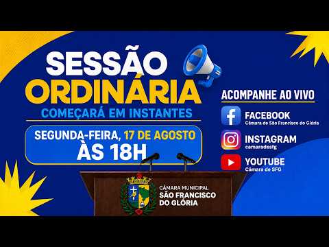 Câmara Municipal de São Francisco do Glória - Minas Gerais.