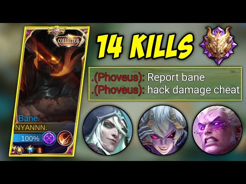 BUILD BANE THE MOST SUITABLE FOR DESTROYING HARD HEROES🔥| BANE BEST BUILD - MLBB