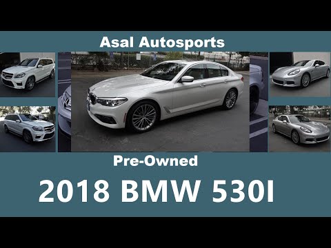 Gorgeous Mineral White Metallic 2018 BMW 530I