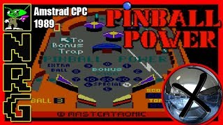 NRG: 5-10 Minutes of Gameplay - Pinball Power AKA 3D Pinball [Amstrad CPC]