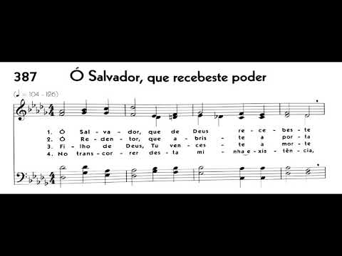 Hinário 5 CCB - Hino 387 - Ó Salvador, que recebeste poder - Strings - Teclado Yamaha PSR S670