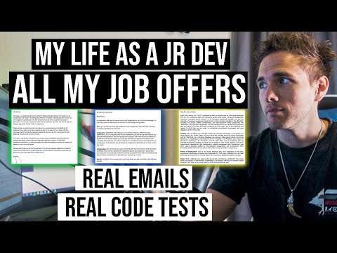MY LIFE AS REAL JR. DEVELOPER | ALL JOB OFFERS & PROJECTS | SALARIES INCLUDED - #grindreel