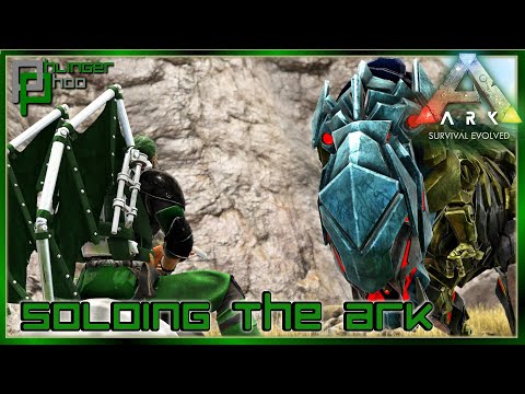 THIS HAS TO BE THE UGLIEST TEK REX IN ARK! Soloing the Ark S5E160