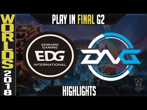 EDG vs DFM Highlights Game 2 | Worlds 2018 Play in Final | Edward Gaming vs Detonation FocusMe G2