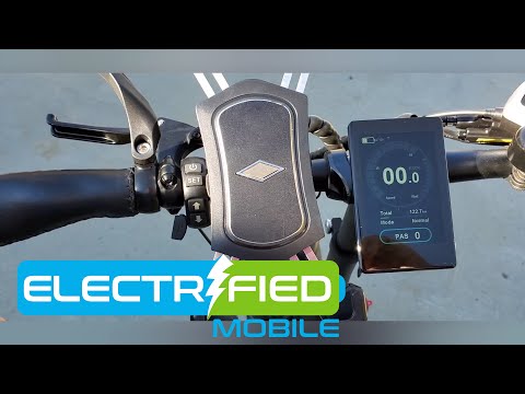 eBike colour display settings including throttle and PAS configurations
