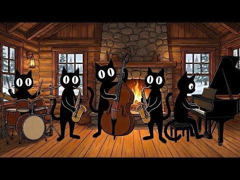 Black Cats Deep Focus Groove Jazz: Cozy Productivity Background Music