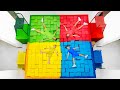 Vania Mania Kids Jumping Through Impossible Shapes Into Colored Foam Pit