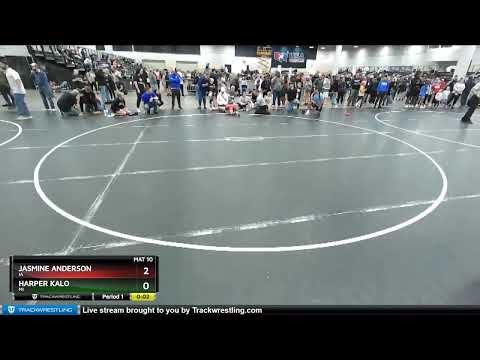 79-85 Lbs Quarterfinal - Harper Kalo, MI Vs Jasmine Anderson, IA F74d