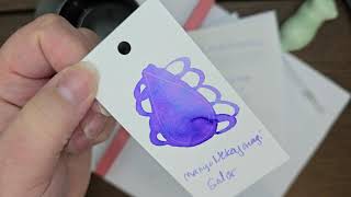 Manyo Nekoyanagi Ink Review Sailor Fountain Pen Ink