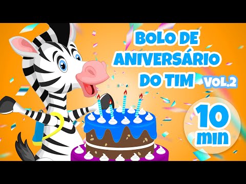 Bolo de Aniversário do Tim Vol.2 - Giramille 10 min | Desenho Animado Musical